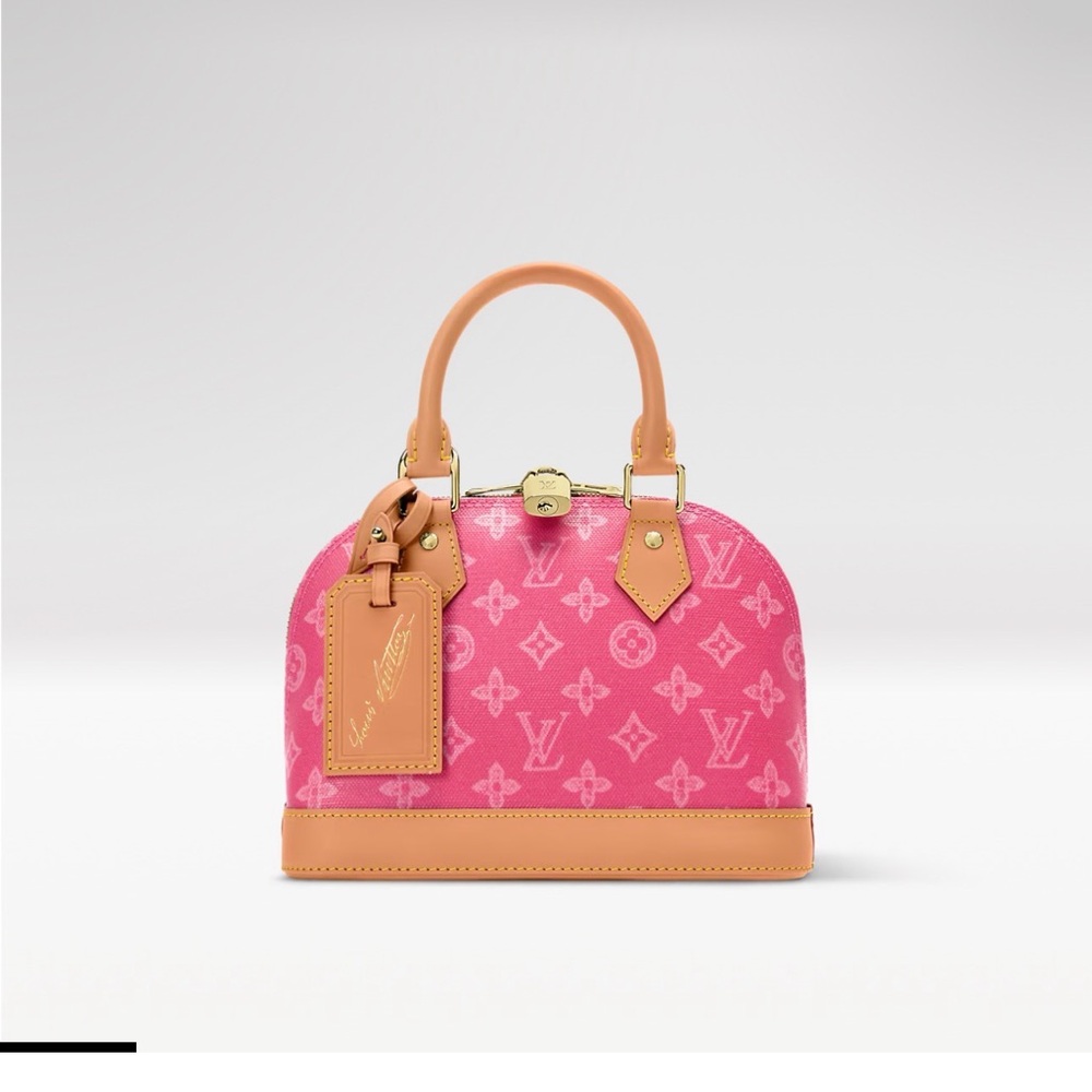 NIB Louis Vuitton Pink Alma BB 130 year Anniversary Monogram Handbag SOLD OUT! - Picture 2 of 10